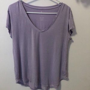 AMERICAN EAGLE SUPER SOFT V NECK 'FAVORITE TEE '